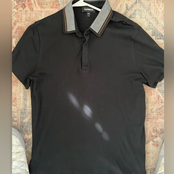 EXPRESS MENS POLO WORN ONCE SIZE MEDIUM - Picture 4 of 4